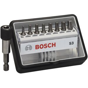 Bosch Bitssæt S3 T8 - 40 Xh Qh 25mm 9 Stk - 2607002562