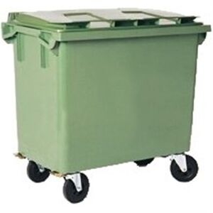 Combox Affaldsbeholder 660 L, Grøn