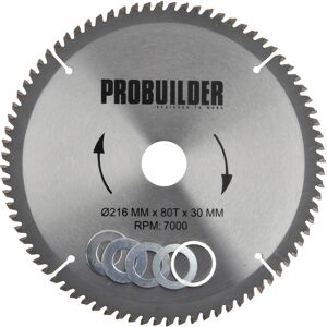 Probuilder Klinge, 216x30x2 Mm, T80