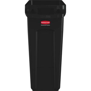 Rubbermaid Slim Jim Affaldsbeholder, 60 L., Sort