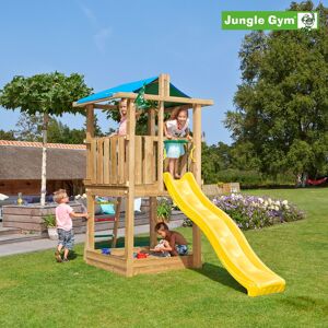 Jungle Gym Hut Legetårn Komplet Inkl. Rutschebane