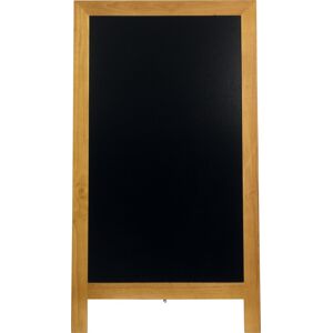 Securit Deluxe Gadeskilt 125x70 Cm, Teak