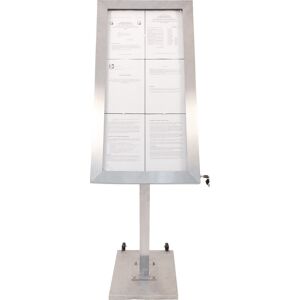 Securit Informationsdisplay M/ Stander 6xa4