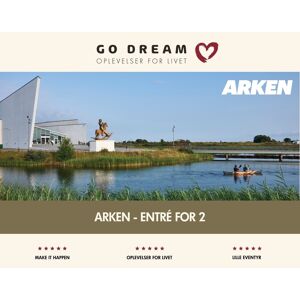 Go Dream Oplevelsesgave - Arken, Entre For 2