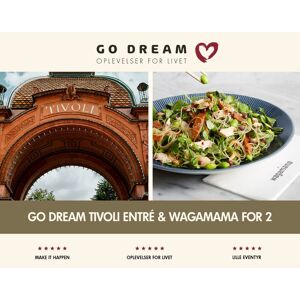 Go Dream Oplevelsesgave - Tivoli Entre & Wagamama For 2