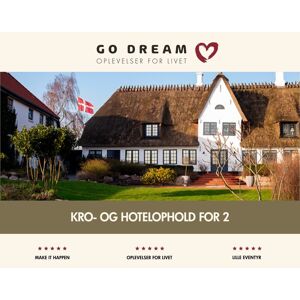 Go Dream Oplevelsesgave - Kro- Og Hotelophold For 2