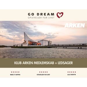 Go Dream Oplevelsesgave - Klub Arken Medlemskab + Ledsager