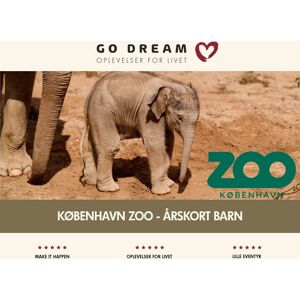 Go Dream Oplevelsesgave - København Zoo, Årskort Barn