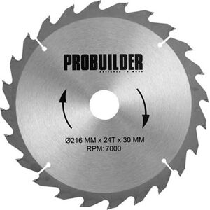 Probuilder Klinge, 216x30x2,5 Mm, T24