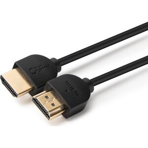 MicroConnect Ultra Slim 4k Hdmi Kabel, 2m, Sort