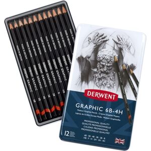 Derwent Graphic Grafitblyanter   6b-4h   12 Stk.