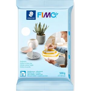 Fimo Air Ler, 500g, Hvid