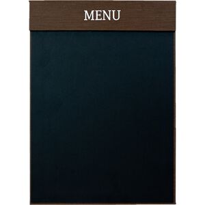 Peleman Menu Clipboard   A4   Marron