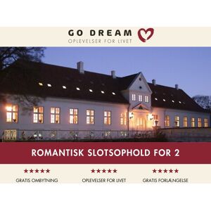 Go Dream Oplevelsesgave - Romantisk Slotsophold For 2