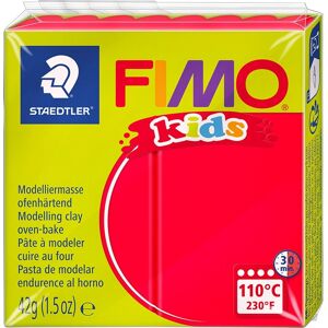 Fimo Kids Ler, 42g, Rød