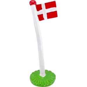 Theclayplay Klassisk Dannebrogsflag Grøn Bund 28cm