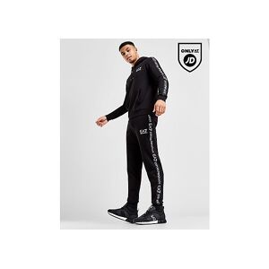 Emporio Armani EA7 Overhead Reflective Tape Tracksuit, Black