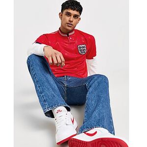 Score Draw England '89 Retro Away Shirt, Red