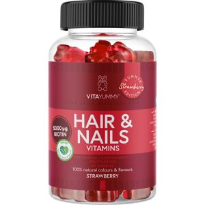 VitaYummy Hair & Nails Strawberry, Summer Edition 2024 60 Pieces (Limited Edition)