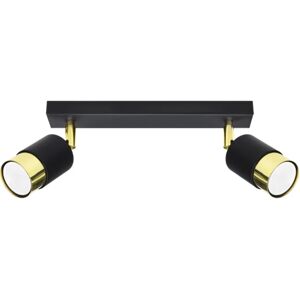 Sollux Lighting Loftslampe Nero 2 Sort/guld