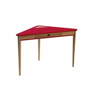 Ragaba Ashme Hjørneskrivebord 114x85x85cm - Rød