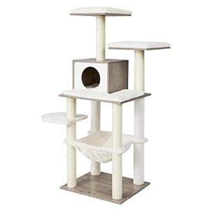 SONGMICS Moderne Kattemøbel Til Din Elskede Kat. Med 138 Cm Højde Og Flere Niveauer Til Leg Og Hvile