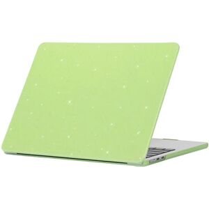 TABLETCOVERS.DK MacBook Air 13 M2/M3 (2022-2024) Hårdt Plast Cover med Glitrende Design - Grøn