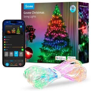 Govee Christmas Lights Smart Home Lyskæde - 10m - Flerfarvet Lys