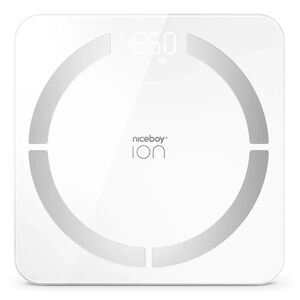 Niceboy ION Smart Scale - Bluetooth Kropsanalyse Badevægt - Hvid