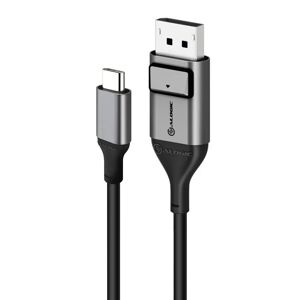 ALOGIC Ultra 4K USB-C Til DisplayPort Kabel - Space Grey - 1m