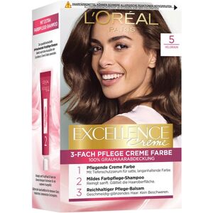 L’Oréal Paris Indsamling Excellence 3-Fold Care Cream Color 5 Lysebrun