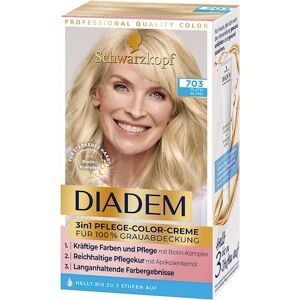 Diadem Hårpleje Coloration 703 Platinum Blonde3in1 Verzorging Kleurcrème