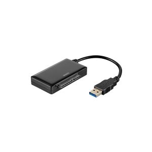 DELTACO USB3-SATA6G3 - Lagringskontrol - 2.5, 3.5 - SATA 6Gb/s - USB 3.0 - sort