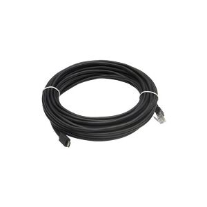 Axis Communications AXIS F7308 - Kamera kabel - Micro-USB Type B (han) til RJ-12 (han) - 8 m - sort (pakke med 4) - for AXIS P1244, p1254, P1264, P8804 Stereo Sensor Kit