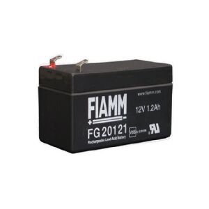 FIAMM FG20121, 1,2 At, 12 V, 5 År, 0 - 40 °C, -20 - 50 °C, Sort