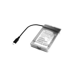 DELTACOIMP USB-C 3.1 Gen2 HDD Adapter, up to 12.5mm, 10Gbps, black