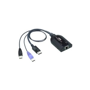 ATEN Technology ATEN KA7189-AX - Adapter til tastatur/ video / mus (KVM) - USB, DisplayPort (han) til RJ-45 (hun)