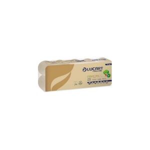Multi Toiletpapir EcoNatural 2-lag 19.8m Genbrugsfiber - svagt parfumeret - (12 pakker x 10 ruller)