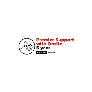 Lenovo Premier Support with Onsite NBD - Support opgradering - reservedele og arbejdskraft - 5 år - on-site - responstid: NBD - for ThinkPad P1 Gen 4  P14s Gen 2  P15 Gen 2  P15s Gen 2  P15v Gen 2  P17 Gen 2  T15p Gen 2