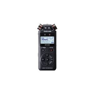 Tascam DR-05X, 17,5 t, MP3, WAV, 92 dB, 44100 - 96000 Hz, Blå, 40 mW