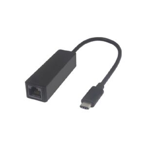 MICROCONNECT USB C til RJ45 adapter, 5Gbps, 10/100/1000 Mbps, længde 20 cm, farve: sort