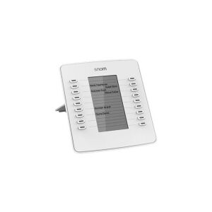 Snom technology snom D7 - Modul til forøgelse af taster for VoIP-telefon - hvid - for snom D715, D725, D745, D765