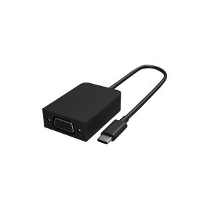 Microsoft Surface USB-C to VGA Adapter - Videoadapter - 24 pin USB-C han til HD-15 (VGA) hun - kommerciel