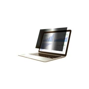 eSTUFF - Notebook privacy-filter - 2-vejs - aftagelig - klæbemiddel - 13.5 - sort - for Microsoft Surface Laptop, Laptop 2, Laptop 3 (13.5 tommer)