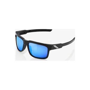 100% Okulary Type-S Matte Black HiPER Blue Multilayer Mirror Lens