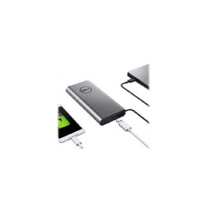 Dell Notebook Power Bank Plus PW7018LC - Powerbank - 1 x batteri - Litiumion - 65 Wh - sølv - med 1 Year Basic Hardware Warranty Repair - for Chromebook 3110, 3110 2-in-1  Latitude 53XX, 54XX, 55XX, 73XX, 74XX, 75XX  Precision 35XX