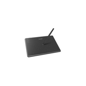 HUION H430P, Ledningsført, 5080 lpi, 122 x 76,2 mm, USB, 1 cm, Sort