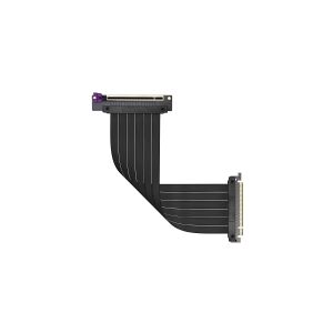 Cooler Master Riser Cable Ver. 2 - PCI Express x16-kabel - PCI Express (hun) vinklet til PCI Express (han) - 30 cm - riser tap - sort