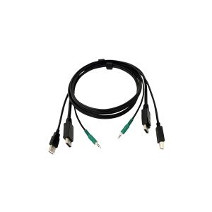 Black Box - Video / USB / lydkabel - USB, stereo mini-jackstik, HDMI (han) til stereo mini-jackstik, USB Type B, HDMI (han) - 1.8 m