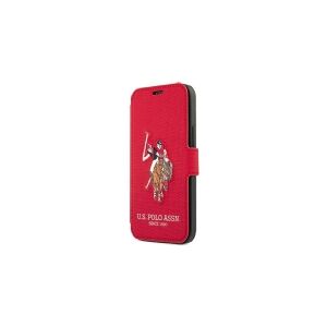 U.S. Polo ASSN US Polo USFLBKP12MPUGFLRE iPhone 12/12 Pro 6.1 red/red book Polo Embroidery Collection